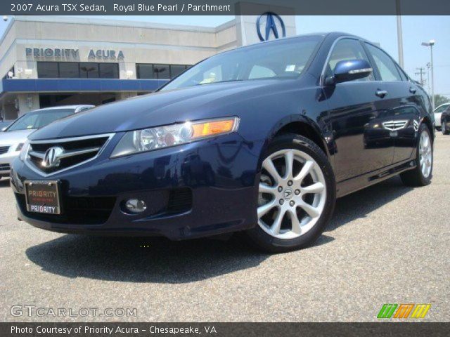 2007 Acura TSX Sedan in Royal Blue Pearl