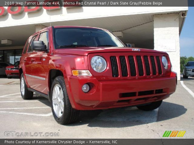 2010 Jeep Patriot Latitude 4x4 in Inferno Red Crystal Pearl