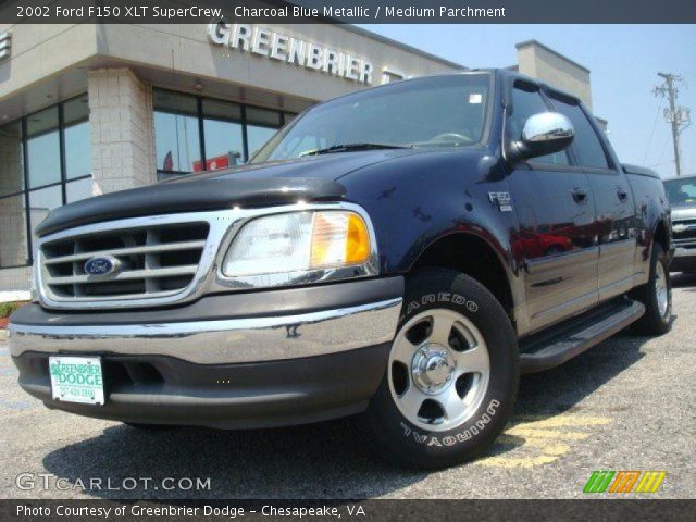 2002 Ford F150 XLT SuperCrew in Charcoal Blue Metallic