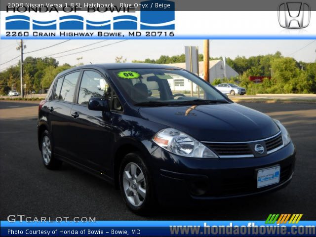 2008 Nissan Versa 1.8 SL Hatchback in Blue Onyx