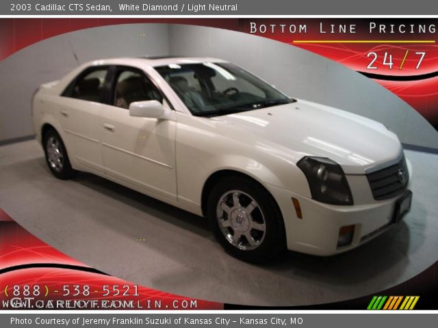 2003 Cadillac CTS Sedan in White Diamond