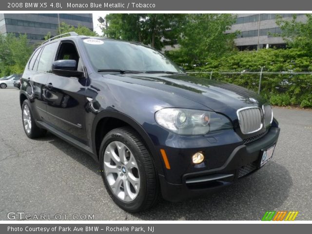 2008 BMW X5 4.8i in Monaco Blue Metallic