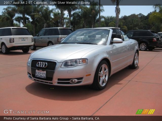 2007 Audi A4 2.0T Cabriolet in Light Silver Metallic