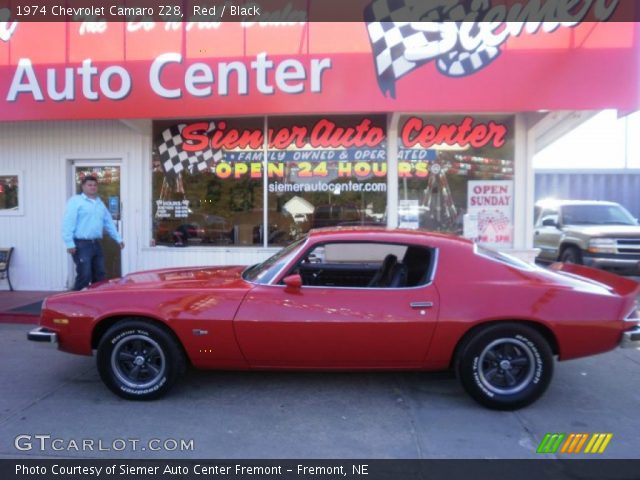 1974 Chevrolet Camaro Z28 in Red