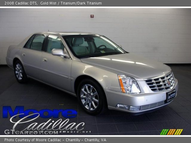 2008 Cadillac DTS  in Gold Mist