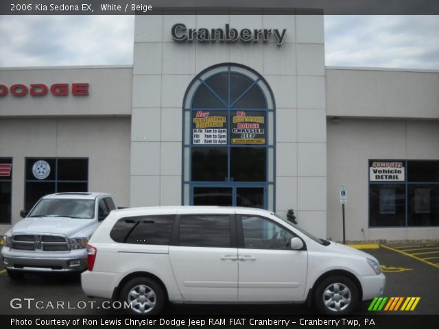 2006 Kia Sedona EX in White