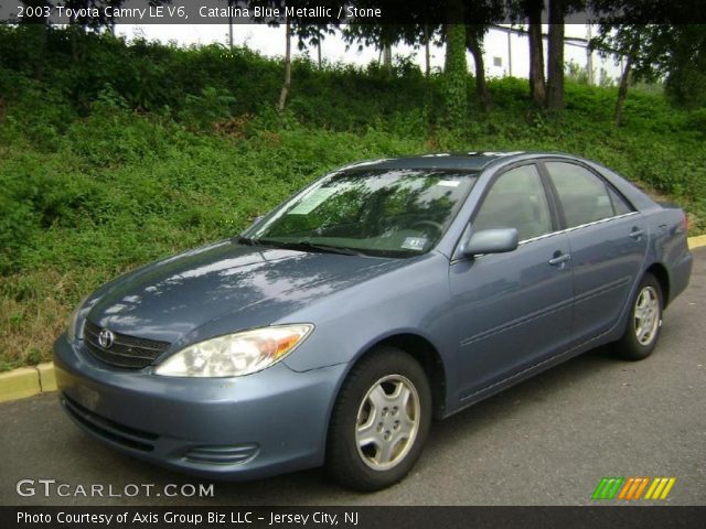 2003 Toyota Camry LE V6 in Catalina Blue Metallic