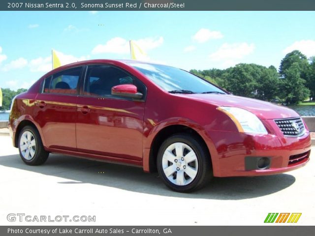 2007 Nissan Sentra 2.0 in Sonoma Sunset Red