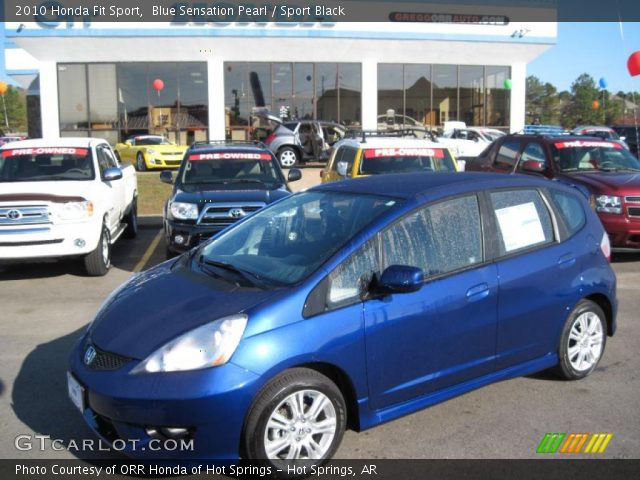 2010 Honda Fit Sport in Blue Sensation Pearl