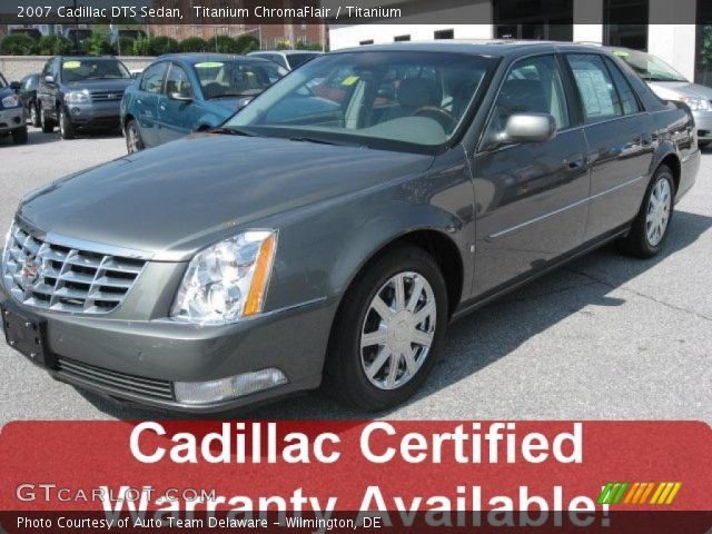 2007 Cadillac DTS Sedan in Titanium ChromaFlair