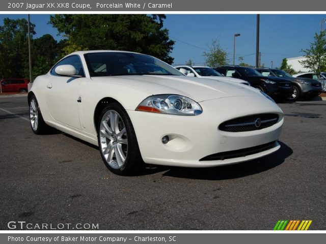 2007 Jaguar XK XK8 Coupe in Porcelain White