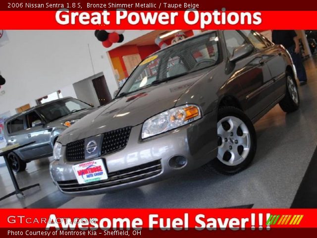 2006 Nissan Sentra 1.8 S in Bronze Shimmer Metallic