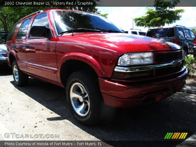 2002 Chevrolet Blazer LS in Victory Red