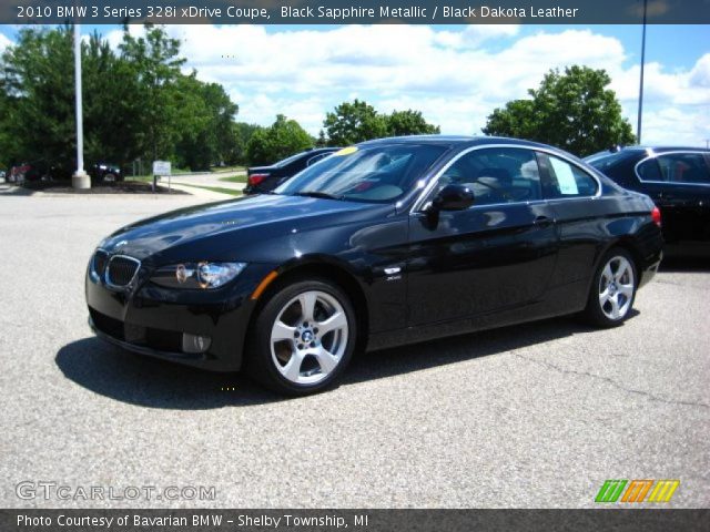 2010 BMW 3 Series 328i xDrive Coupe in Black Sapphire Metallic