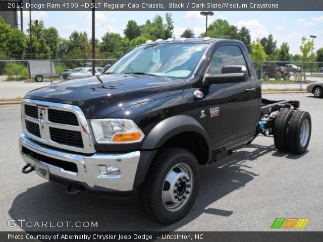 2011 Dodge Ram 4500 HD SLT Regular Cab Chassis in Black