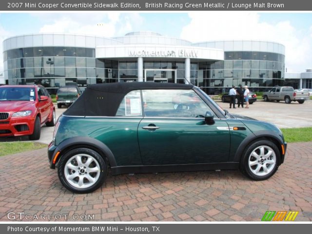 2007 Mini Cooper Convertible Sidewalk Edition in British Racing Green Metallic