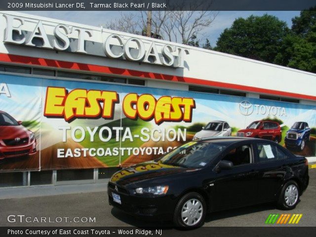 2009 Mitsubishi Lancer DE in Tarmac Black Pearl