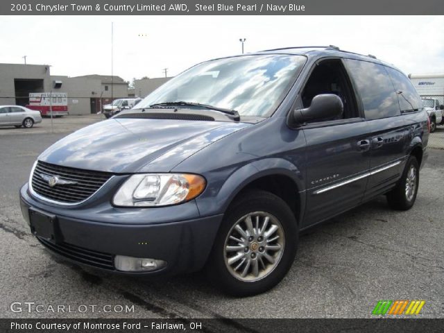 2001 Chrysler Town & Country Limited AWD in Steel Blue Pearl