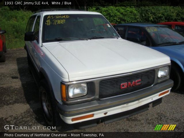 1993 GMC Jimmy SLE 4x4 in White