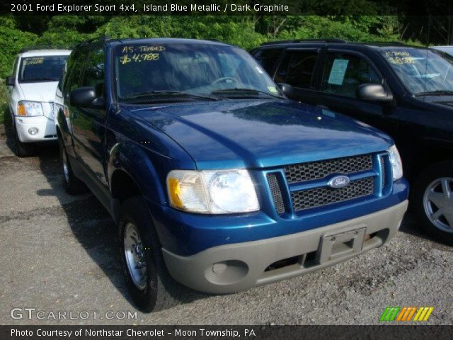2001 Ford Explorer Sport 4x4 in Island Blue Metallic
