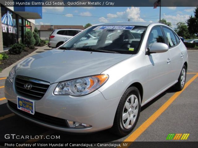 2008 Hyundai Elantra GLS Sedan in QuickSilver Metallic