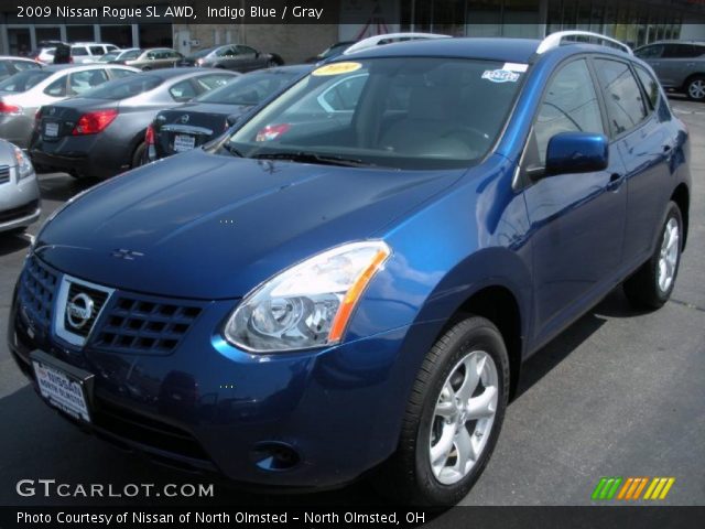 2009 Nissan Rogue SL AWD in Indigo Blue