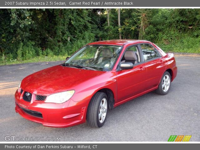 2007 Subaru Impreza 2.5i Sedan in Garnet Red Pearl