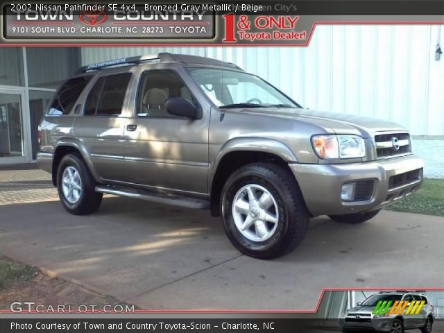 2002 Nissan Pathfinder SE 4x4 in Bronzed Gray Metallic