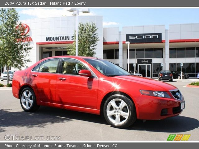 2004 Acura TSX Sedan in Milano Red