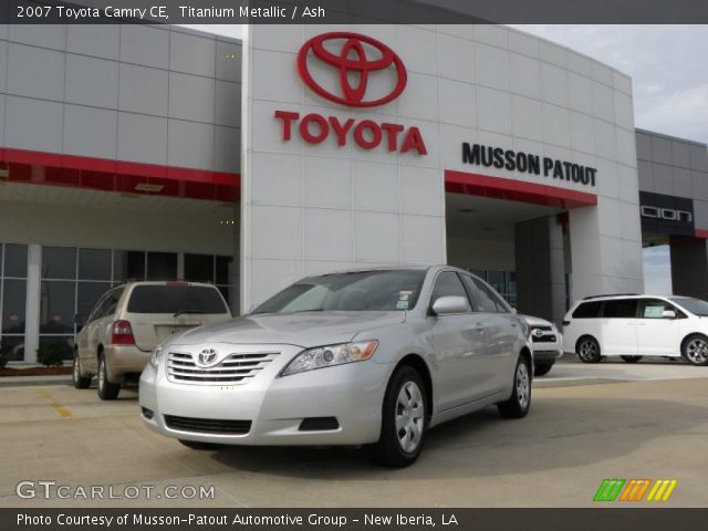 2007 Toyota Camry CE in Titanium Metallic