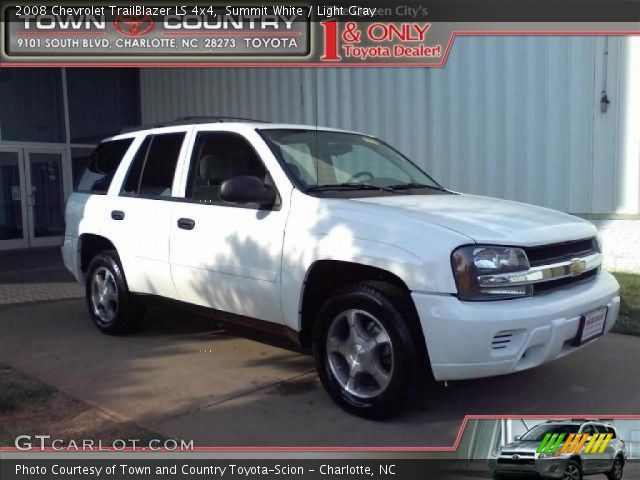 2008 Chevrolet TrailBlazer LS 4x4 in Summit White