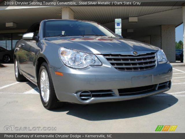 2009 Chrysler Sebring Touring Convertible in Steel Silver Metallic