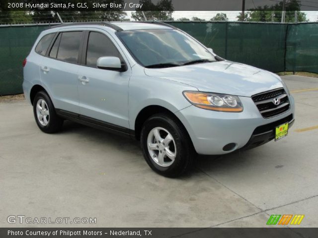 2008 Hyundai Santa Fe GLS in Silver Blue