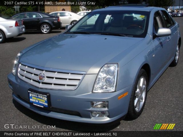 2007 Cadillac STS 4 V6 AWD in Sunset Blue