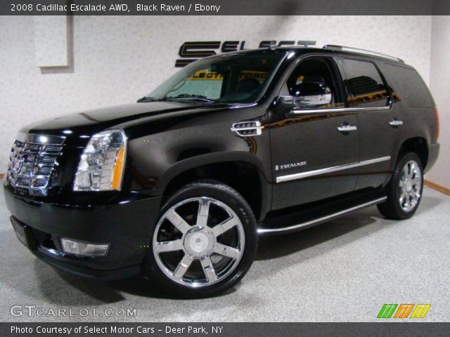 2008 Cadillac Escalade AWD in Black Raven