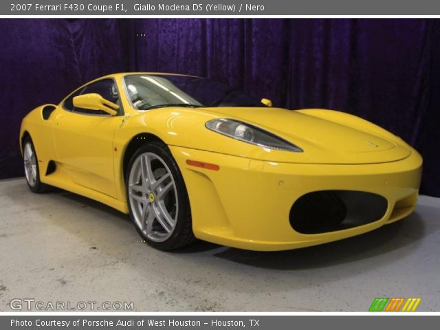 2007 Ferrari F430 Coupe F1 in Giallo Modena DS (Yellow)