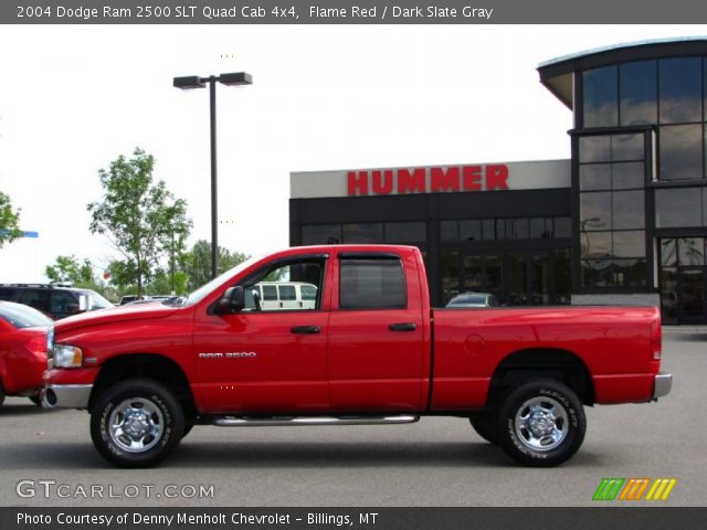 2004 Dodge Ram 2500 SLT Quad Cab 4x4 in Flame Red