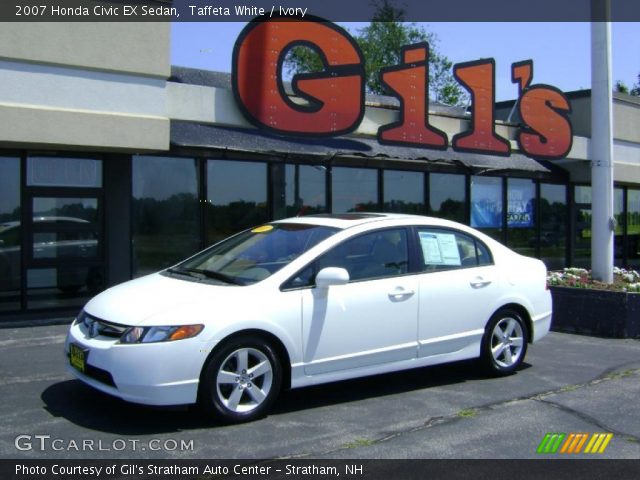 2007 Honda Civic EX Sedan in Taffeta White