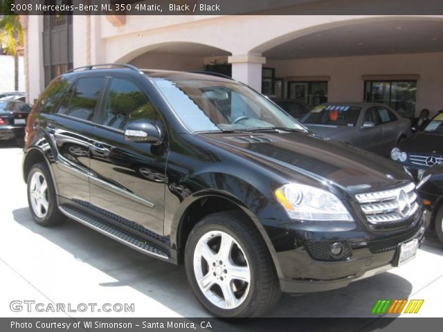 2008 Mercedes-Benz ML 350 4Matic in Black