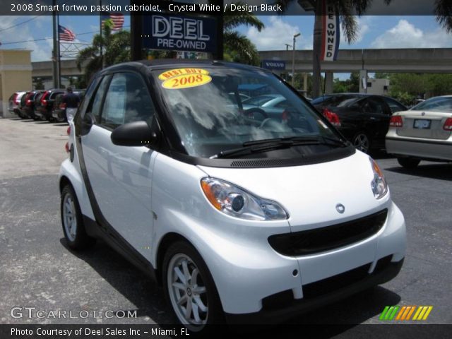 2008 Smart fortwo passion cabriolet in Crystal White