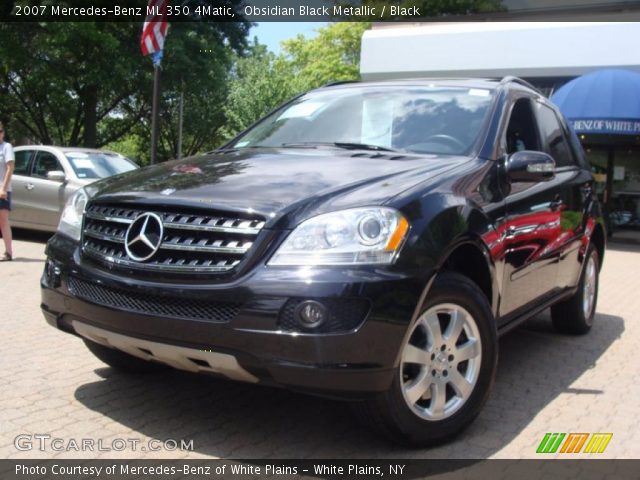 2007 Mercedes-Benz ML 350 4Matic in Obsidian Black Metallic