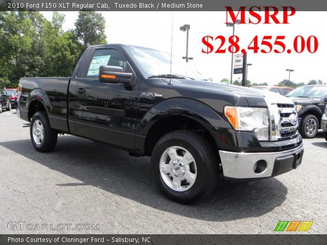 2010 Ford F150 XLT Regular Cab in Tuxedo Black