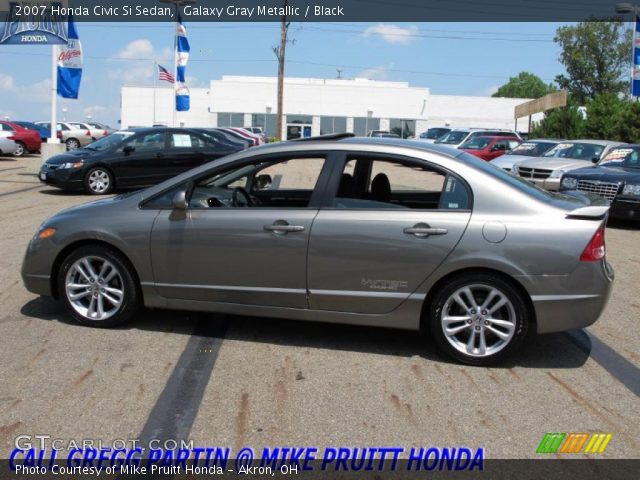 2007 Honda Civic Si Sedan in Galaxy Gray Metallic