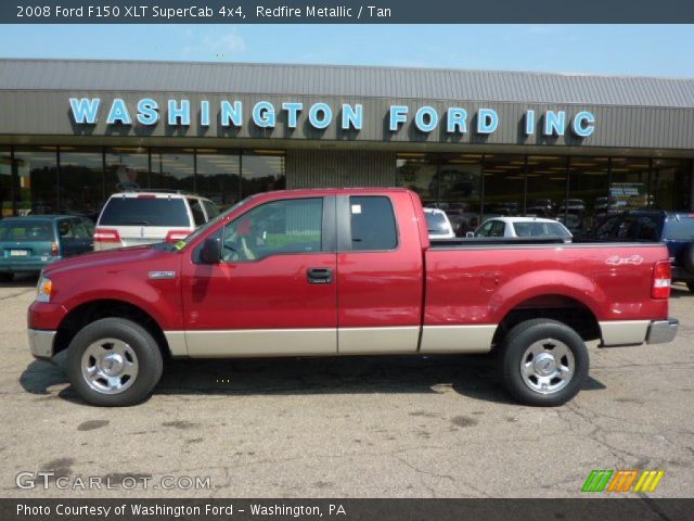 2008 Ford F150 XLT SuperCab 4x4 in Redfire Metallic