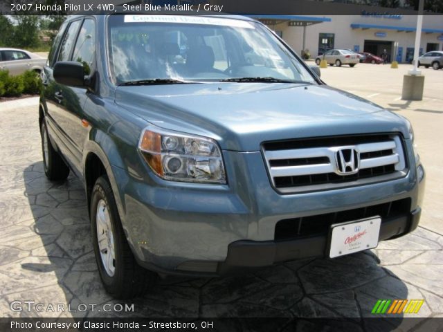 2007 Honda Pilot LX 4WD in Steel Blue Metallic