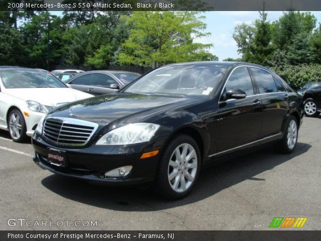 2008 Mercedes-Benz S 550 4Matic Sedan in Black