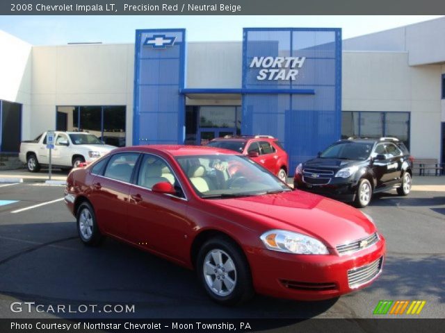 2008 Chevrolet Impala LT in Precision Red