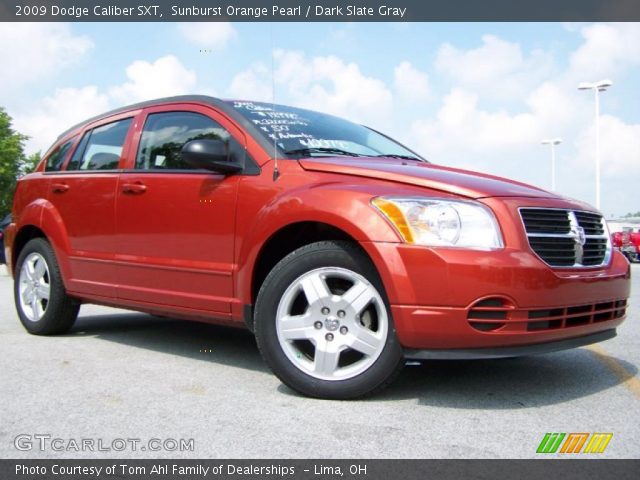 2009 Dodge Caliber SXT in Sunburst Orange Pearl