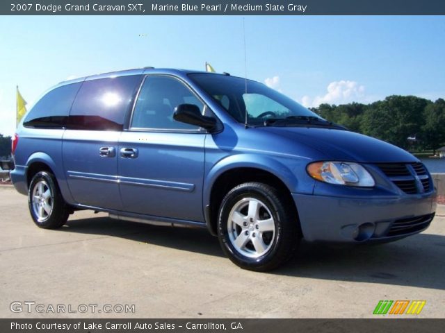 2007 Dodge Grand Caravan SXT in Marine Blue Pearl