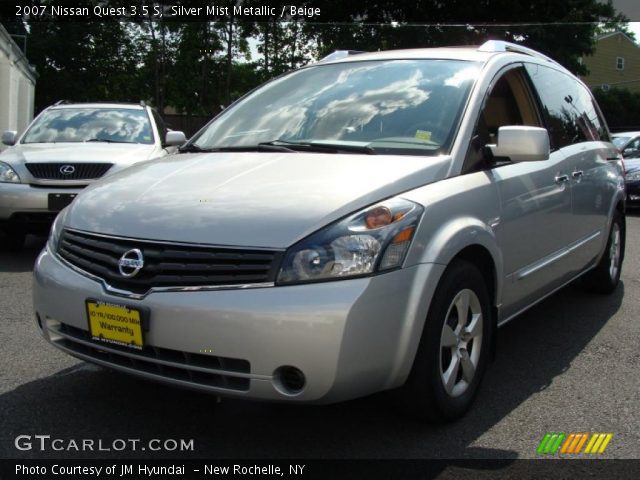 2007 Nissan Quest 3.5 S in Silver Mist Metallic
